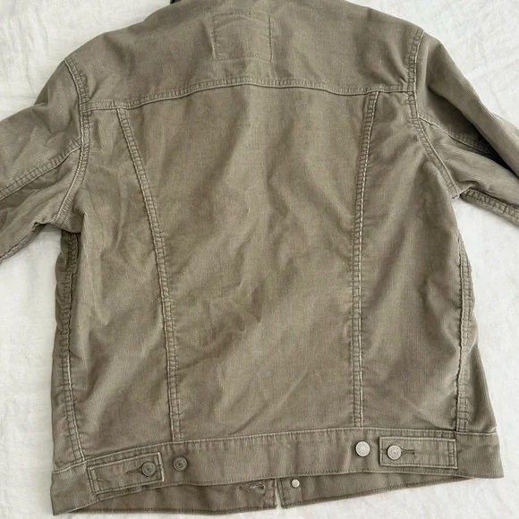 Levi's Khaki Trucker Jacket - Picture 3 of 5